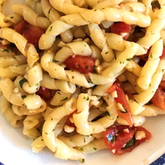 busiate pesto alla trapanese